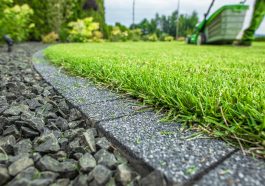 Bild: Rasenkantensteine sind ideal für gepflegte Gärten