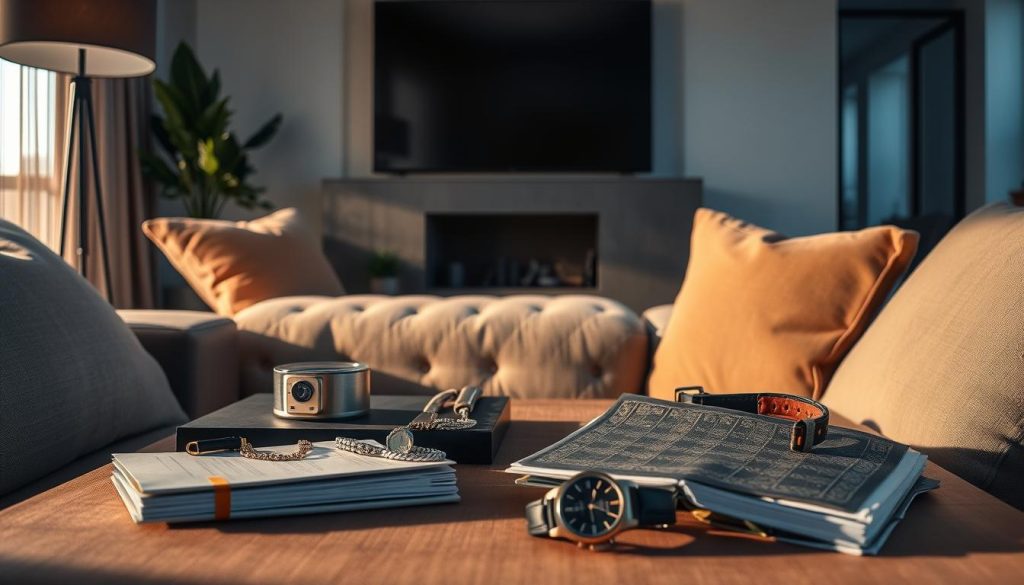 Wertgegenstände und Sicherheit in Tresoren