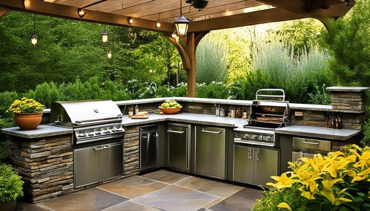 Die Outdoor-Küche im Garten -  Kochen im Freien - Kosten, Vorteile, Tipps