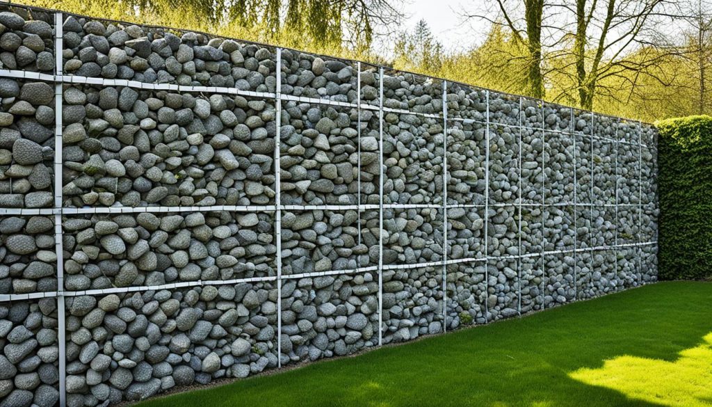 Gabionenwände Garten