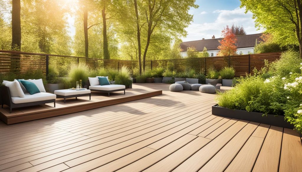 Pflegeleichte WPC Terrassenboden