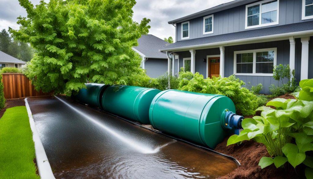 Regenwasserzisterne zur Regenwassernutzung Regenwasserzisterne zur Regenwassernutzung