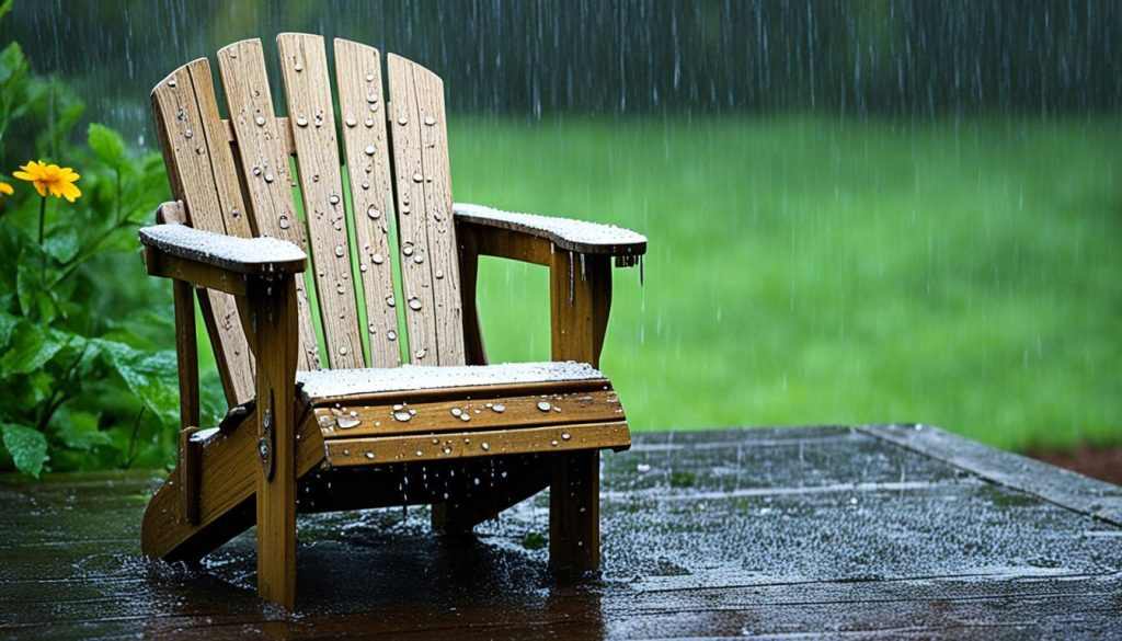 Wetterbeständige Gartenmöbel aus Holz
