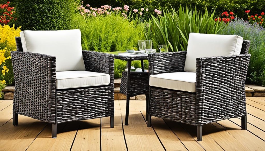 Materialien Vergleich für Gartenmöbel