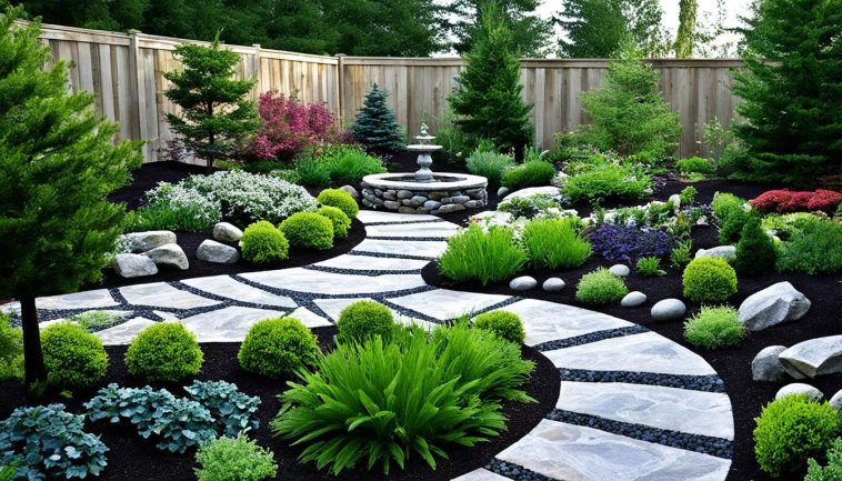 Garten mit Steinen gestalten - Ideen