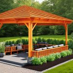 Gartenpavillon befestigen ohne Bohren