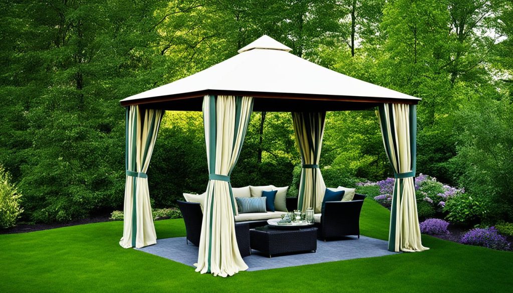 Vorhänge für den Gartenpavillon auswählen Vorhänge für den Gartenpavillon auswählen