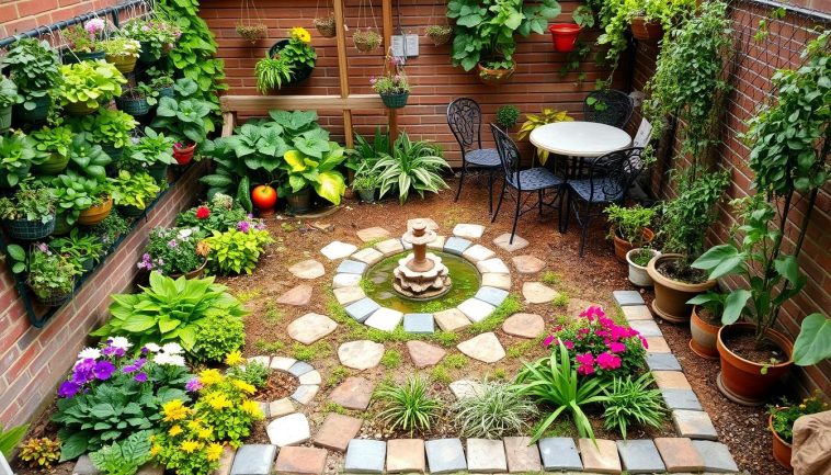 gartenideen für schmale gärten