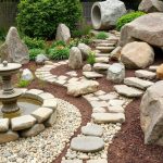 gartenideen mit steinen