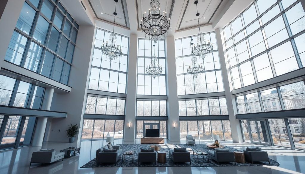 hohe Decken für besseres Raumgefühl