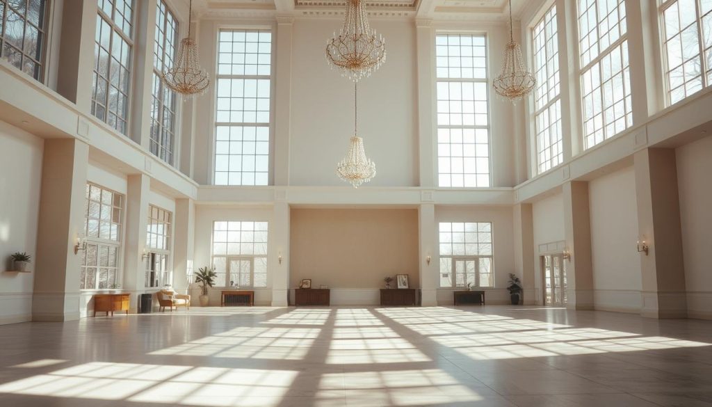 lichtverhältnisse bei hoher Deckenhöhe