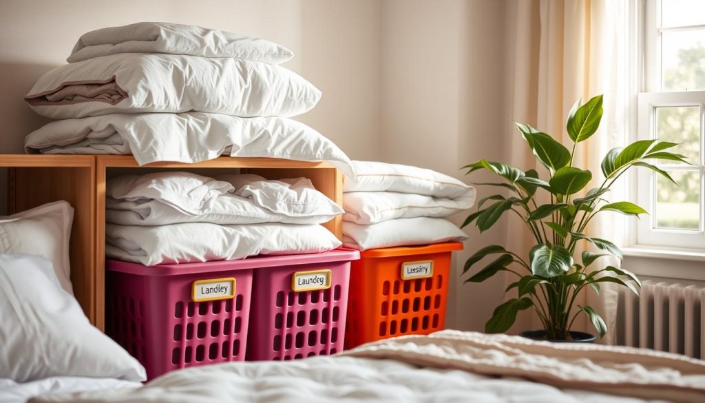 Bettwäsche lagern