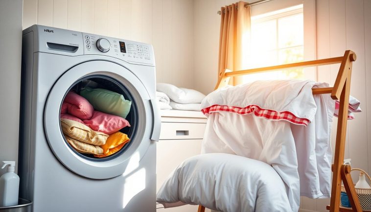 Bettwäsche waschen - Temperatur, Anleitung, Tipps - Flecken loswerden