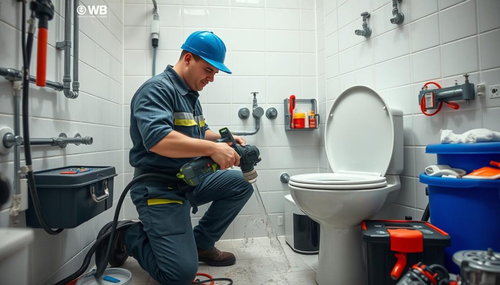 Fachmann hinzuziehen für Rohrreinigung