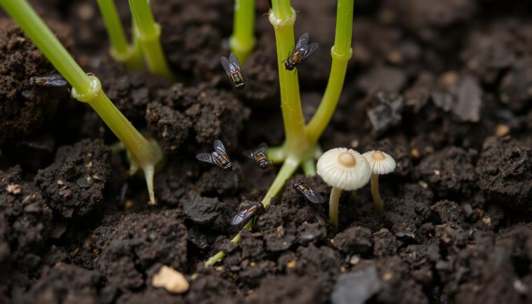 Fliegen in Blumenerde - Was tun? - Anleitung, Tipps, Lösungen