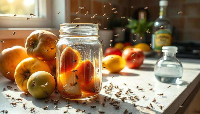 Fruchtfliegen loswerden - Lösungen, Tipps, Hausmittel - was tun?