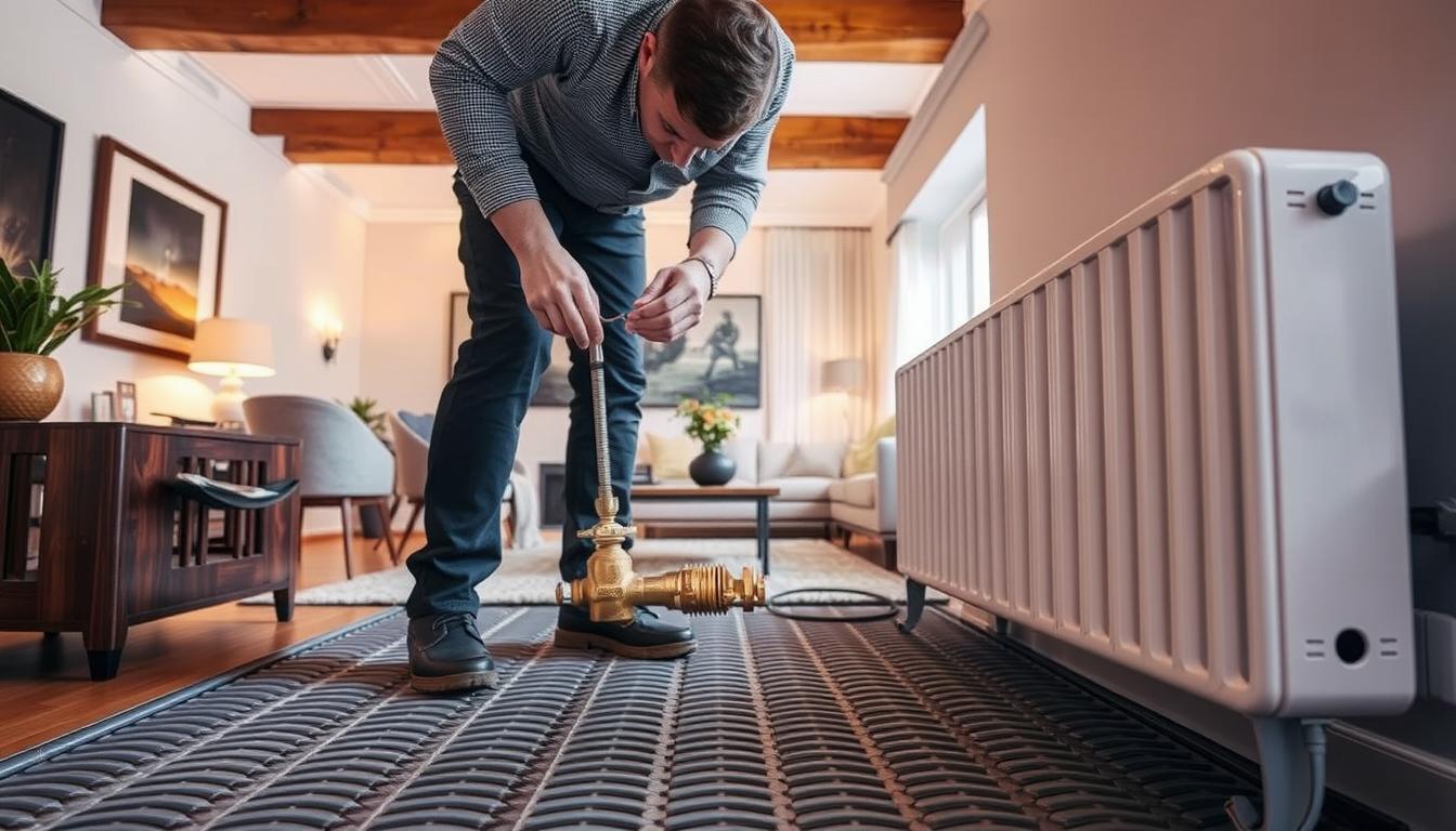 Fußbodenheizung entlüften - Tipps, Anleitung