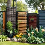 gartenideen sichtschutz