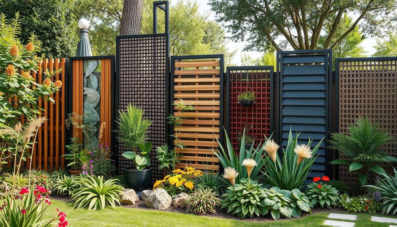 gartenideen sichtschutz