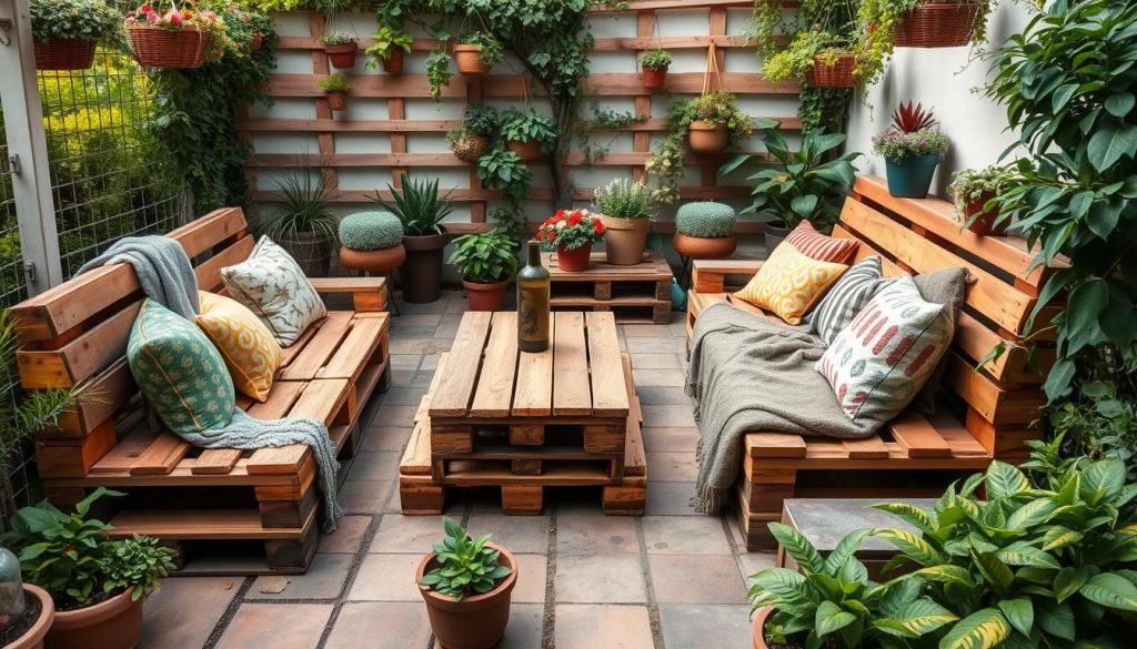 DIY gartenmöbel aus Paletten