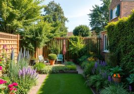 gartenideen abtrennung