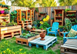 gartenideen aus paletten