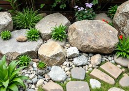 gartenideen aus stein