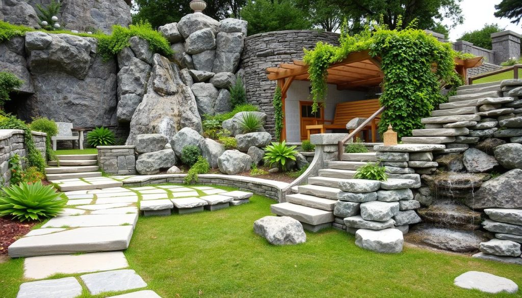 stein arkitektur garten