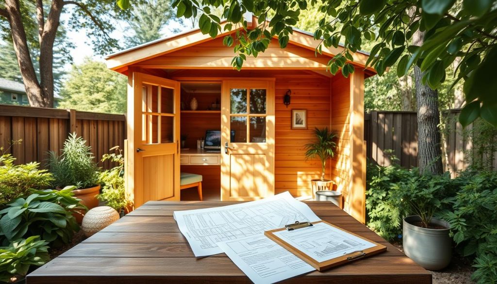 Baugenehmigung Gartenbüro