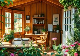 Kann ich eine Gartenhütte auch als Home Office nutzen? - Tipps