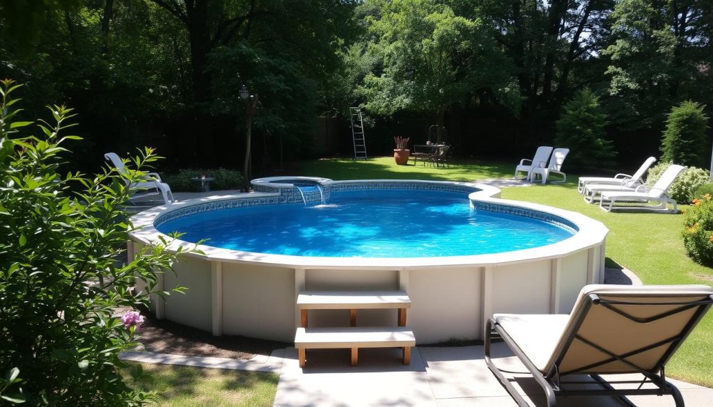 Standort Aufstellpool