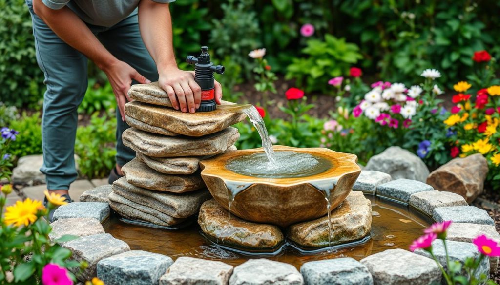 gartenbrunnen selber bauen