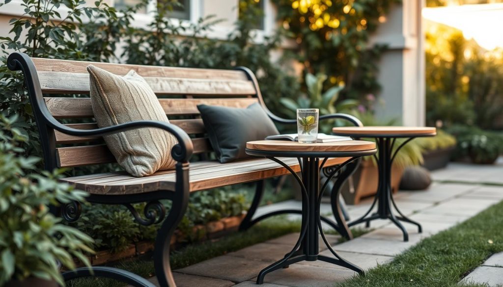 beistelltische gartenbank