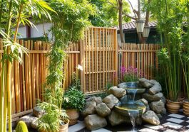 gartenideen bambus