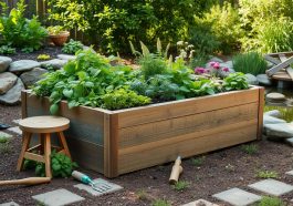 gartenideen hochbeet