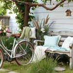 gartenideen shabby chic