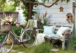 gartenideen shabby chic