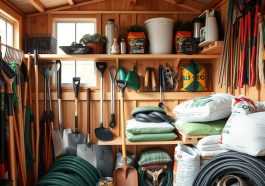 Gartengeräte übersichtlich verstauen - Tipps