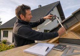 Dachneigung berechnen -- worauf achten? ( KI, Symbolbild)